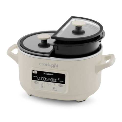 Crockpot - MultiMeal Multicooker and Programmable Slow Cooker with Bake Function - Oat Milk-Front_Standard 