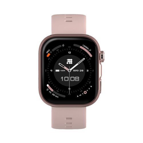 Cubitt - VIVA 2 Smartwatch / Fitness Tracker with 1.85" Touch AMOLED Screen - Pink - (2025)-Front_Standard 