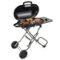 Costway - Portable Propane Grill Folding Gas Grill Griddle with Wheels & Side Shelf - Black-Angle_Standard