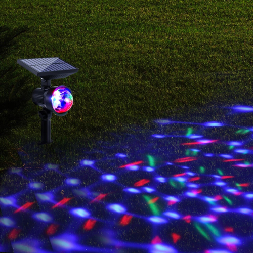 Stock Preferred LED Solar Spotlights – RGB Landscape