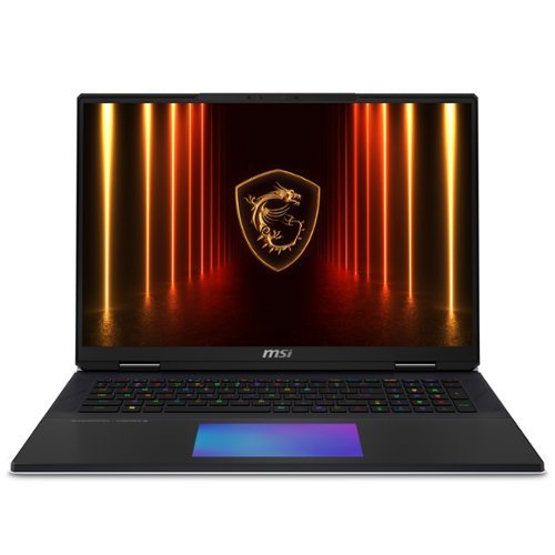 MSI - TITAN 18 HX AI 18" 120Hz UHD+ Mini LED Gaming Laptop-Ultra-9 285HX-RTX 5080-96GB Memory-2TBSSD - Core Black