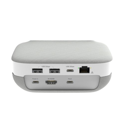 j5create USB-C 4K Speakerphone Docking Station - Grey WORLDWIDE DELIVERY