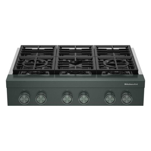 KitchenAid 36-inch 6-Burner Gas Commercial-Style Rangetop - Juniper