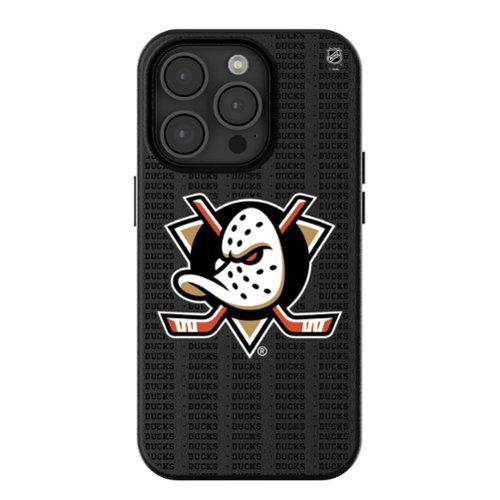 Keyscaper - NHL - Anaheim Ducks Primary Logo iPhone Magnetic Bump Case - 16 Pro Max - Black-Front_Standard 