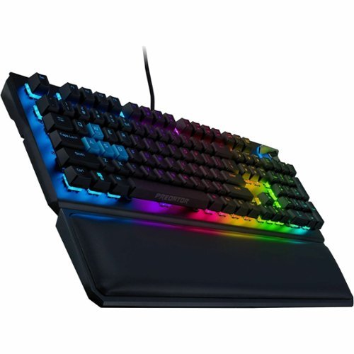 Predator Aethon PKW120 Full-size Wired Opto-mechanical Gaming Keyboard with Customizable Backlighting - Black WORLDWIDE DELIVERY