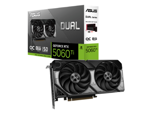 新品ASUS NVIDIA GeForce RTX 5060 Ti 16G ASUS Dual GeForce RTX 5060 Ti 8GB GDDR7 PCI Express 5.0 x8 ATX