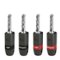 AudioQuest - SureGrip® 300 BananaSpeaker Connectors – Fits Standard Banana Jacks (Supports up to 9 AWG) - Silver-Front_Standard