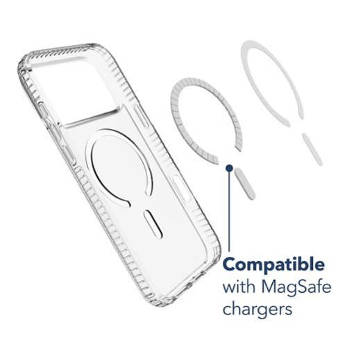 Insignia™ Hard-Shell Case with MagSafe for Apple iPhone 17 Pro Max - Clear WHERE TO BUY