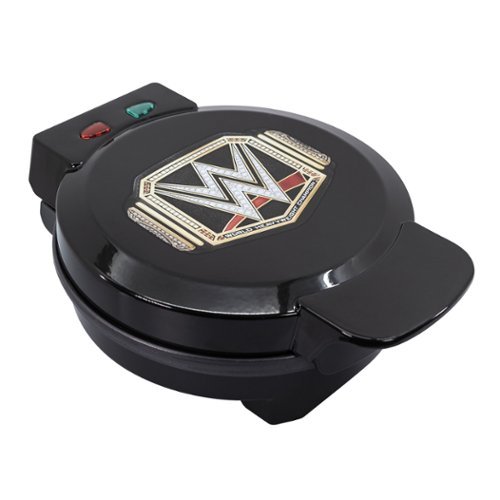 Uncanny Brands - WWE Championship Belt Waffle Maker - Black-Front_Standard 