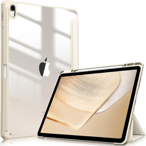 Kitcheniva - Shockproof Hybrid Slim Case For iPad Air 13 Inch M3 2025 Clear Shell Cover - Starlight-Front_Standard 