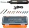 WORX - 4V 3-Speed Compact Screwdriver with 12 Accessory Bits, Dual LED Lights, and 3 Gear Torque - Black-Front_Standard