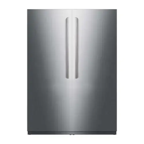 Front. Kucht - 48 in. Refrigeration Set — 24. in. Refrigerator & 24 in. Freezer - Stainless Steel Panels and Handles Included - Stainless Steel.