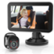 Rexing - BC500 In-Car Baby Cam with Monitor – HD 1080p & Infrared Night Vision - Black-Front_Standard