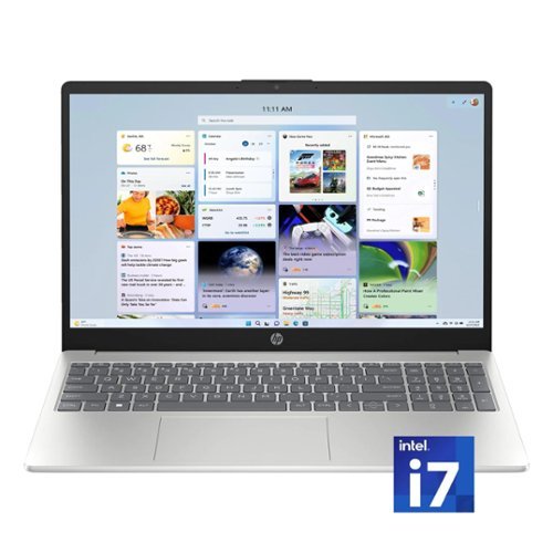 HP - 15.6" FHD IPS Touchscreen Laptop,Intel i7-1255U,32GB DDR4 RAM,1TB SSD,Windows 11 Home - Silver-Front_Standard 