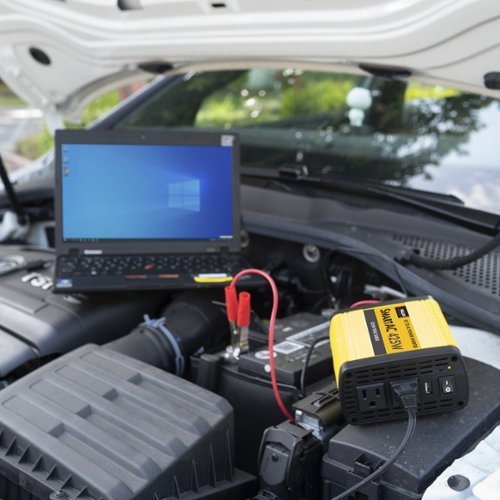 Wagan SmartAC 425 Watt Power Inverter - Yellow SHOP ONLINE