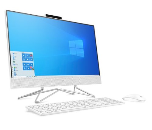 HP - 23.8" Touch-Screen All -In- One - AMD Athlon Gold 3150U - 8GB Memory - 512GB SSD - Snow white-Front_Standard 