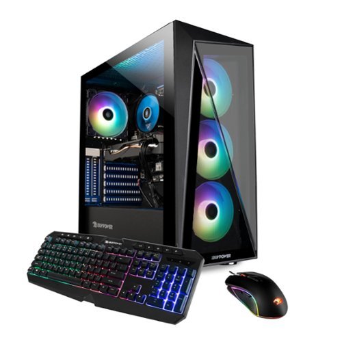  iBUYPOWER - Slate MR Gaming Desktop - Intel i7-10700F - 16GB Memory - NVIDIA GeForce RTX 2070 Super 8GB - 480GB SSD + 1TB HDD - Black
