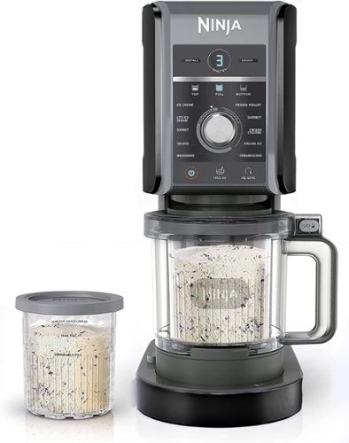 Ninja - Refurbished Excellent - Deluxe 11-in-1 XL Ice Cream Maker NC551QBK - Black-Front_Standard 