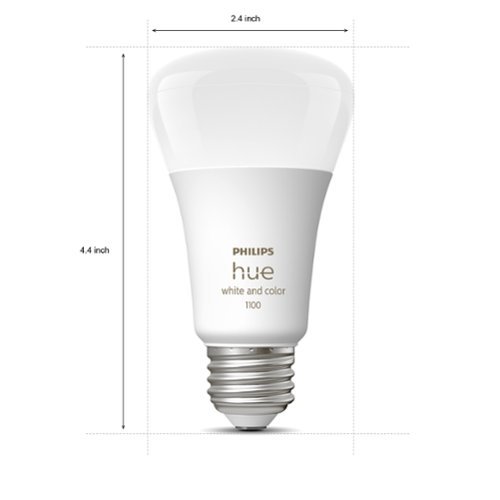 Philips Hue Color A19 Smart LED Bulb Starter Kit White and Color