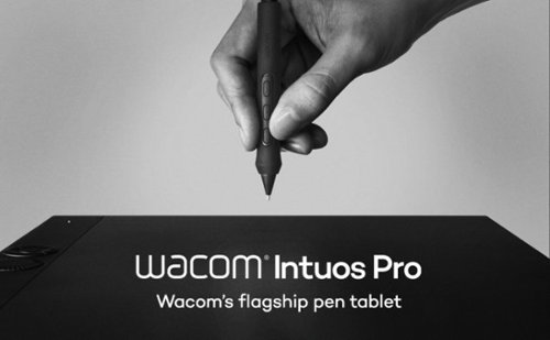 Wacom Intuos Pro Medium Bluetooth Professional Graphic Drawing Tablet (2025) - Black WORLDWIDE DELIVERY
