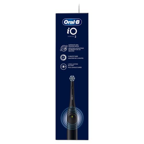 Oral-B iO2 Rechargeable Electric Toothbrush Kit - Night Black SHOP ONLINE