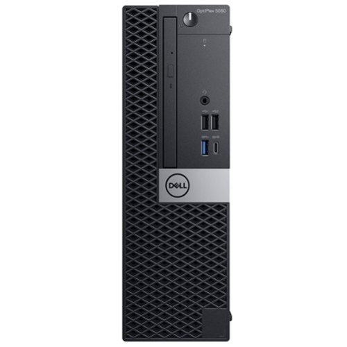 Dell - Refurbished Excellent - Optiplex 5060 SFF Desktop PC, Intel Core i5-8500 up to 4.1Ghz, 32GB DDR4 RAM, 1TB SSD, USB WiFi, Win11 Pro - Black-Front_Standard 
