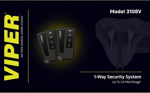 Viper 1 Way Security System with Keyless Entry (Remote Start Not