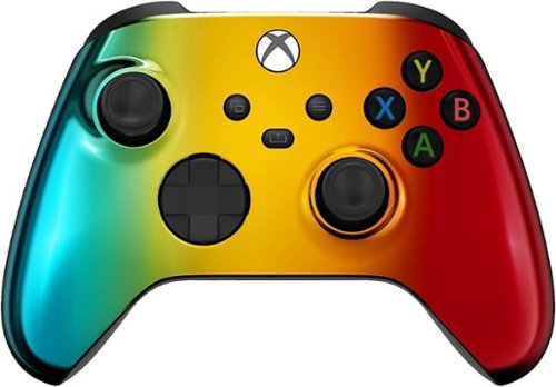 Custom Controllerzz - Custom Wireless Controller for Xbox Series X|S, Xbox One, & PC - Rainbow Chrome-Front_Standard 