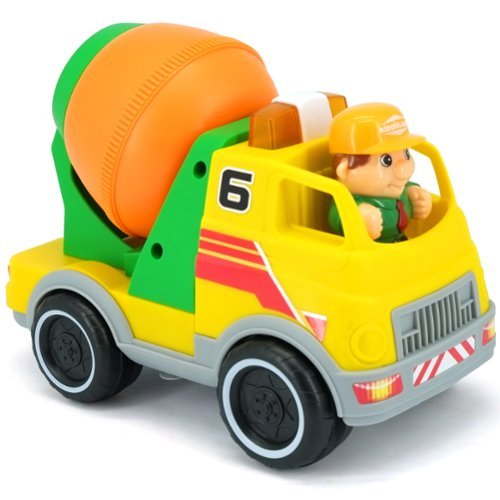 Kiddieland - Kiddieland: Light & Sound - Cement Mixer, Construction Toy Vehicle, Kids Ages 1+