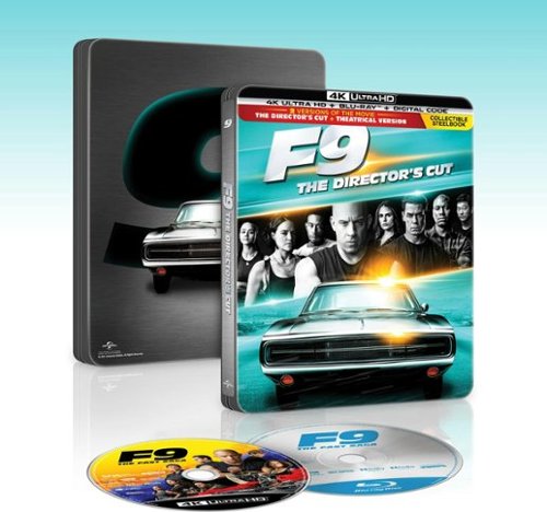  F9: The Fast Saga - Limited Edition Steelbook 4K Ultra HD + Blu-ray + Digital [UHD] [4K Ultra HD Blu-ray]