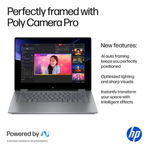 HP OmniBook X Flip 2-in-1 - Copilot+ PC - 14 2K Touch-Screen Laptop - AMD Ryzen AI 5 - 16GB Memory - 512GB SSD - Meteor Silver WORLDWIDE DELIVERY
