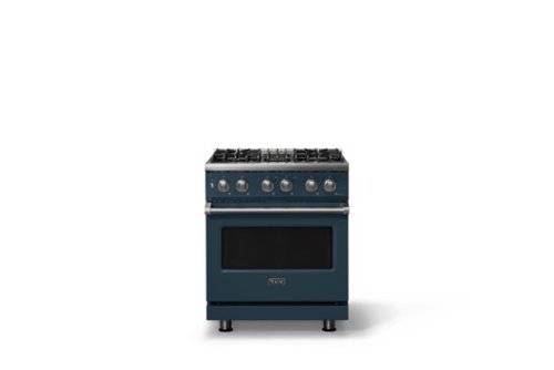 Viking - 30 in. Wide 4 Burner Pro 5 Series 4.7 Cu. Ft. Freestanding Sealed Dual Fuel Convection Range - Squall - Squall