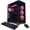 CyberPowerPC - Gamer Supreme Gaming Desktop - AMD Ryzen 7 9700X - 32GB Memory - NVIDIA GeForce RTX 4070 SUPER 12GB - 2TB SSD - Black-Front_Standard