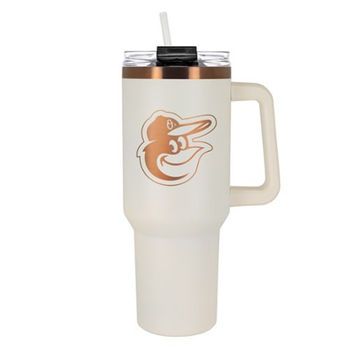 Great American Products - Baltimore Orioles 40oz. Colossus Copper Edition Tumbler - Cream-Front_Standard 