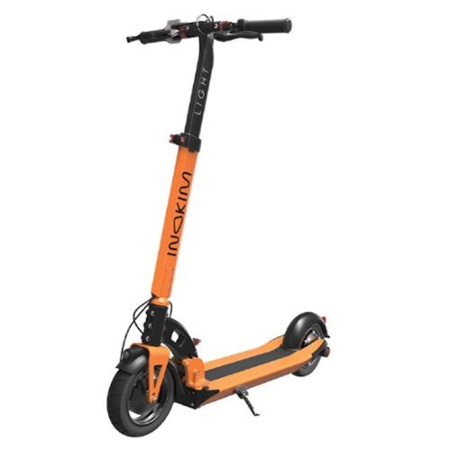 INOKIM - Light2 Hero Scooter w/20 miles Max Operating Range & 21 mph Max Speed - Orange-Front_Standard 