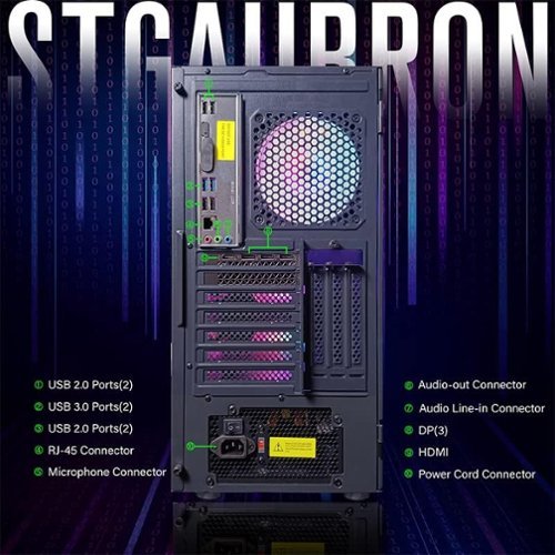 STGAubron Gaming PC Desktop, Intel Core i7 up to 3.9 Ghz, GeForce