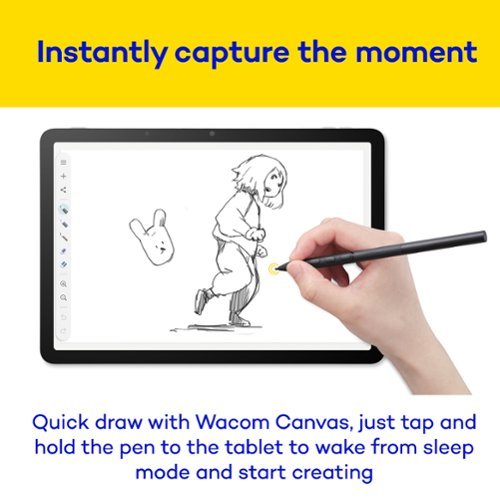 Wacom MovinkPad 11, Android Mobile Drawing Tablet, 11.45 with Battery-Free Slim Pro Pen 3, 8GB RAM/128 GB Storage - Silver GLOBAL SHIPPING