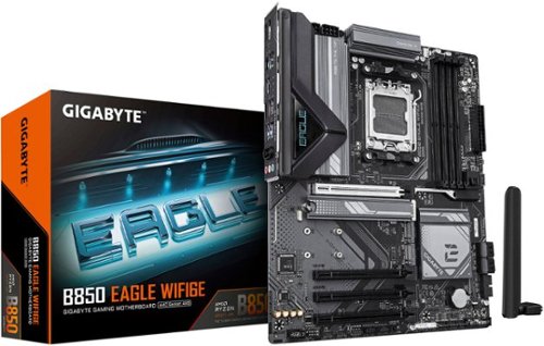 GIGABYTE B850 EAGLE WIFI6E (Socket AM5) AMD B850 ATX DDR5 Wi-Fi 6E Motherboard - Black WORLDWIDE DELIVERY