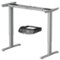 Costway - Electric Adjustable Standing up Desk Frame Dual Motor w/Controller - Gray-Front_Standard