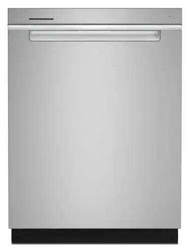 Front. Whirlpool - 24 inch Top Control Built-In Stainless Steel Tub Dishwasher with 3rd Rack, AI Intelligent Wash, 47 dBA - Stainless Steel.
