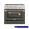 Kucht - 36 in. 5.2 cu. ft. Propane Gas Range with Sealed Burners and Convection Oven in Olive Green - Olive Green-Front_Standard