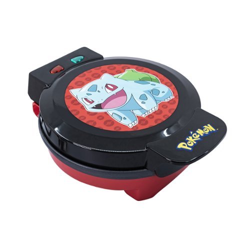 Uncanny Brands - Pokémon Bulbasaur Waffle Maker - Black-Front_Standard 