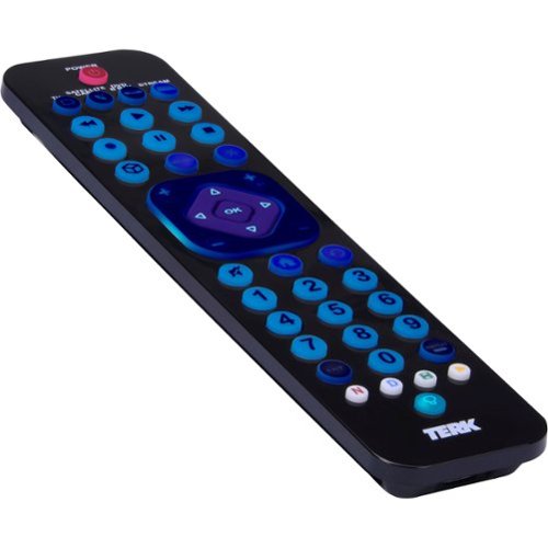 TERK Rechargeable 4-Device Backlit Universal Remote - Black HOW TO BUY