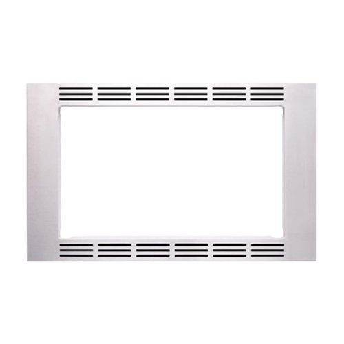 Panasonic - NN-TK623GS 27" Trim Kit for NN-GN68KS 1.1 cu ft Microwave Ovens - Stainless Steel-Front_Standard 