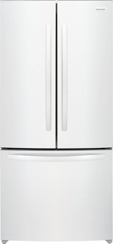 Frigidaire - 18 Cu. Ft Counter Depth French Door Refrigerator with CrispSeal Crispers - White