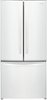 Frigidaire - 18 Cu. Ft Counter Depth French Door Refrigerator with CrispSeal Crispers - White-Front_Standard