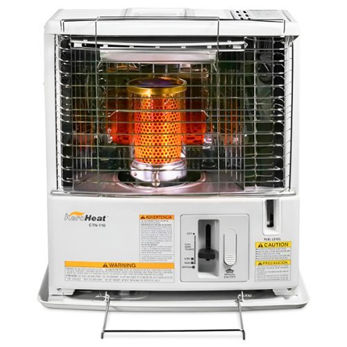 Sengoku - CTN-110 KeroHeat Portable Radiant Kerosene Heater, 10,000 BTU - White-Front_Standard 