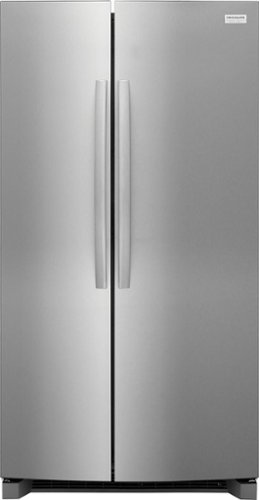 Frigidaire - Gallery 26.0 Cu. Ft. Standard Depth Side by Side Refrigerator with Door Edge Water Dispenser - Smudge Proof Stainless Steel-Front_Standard