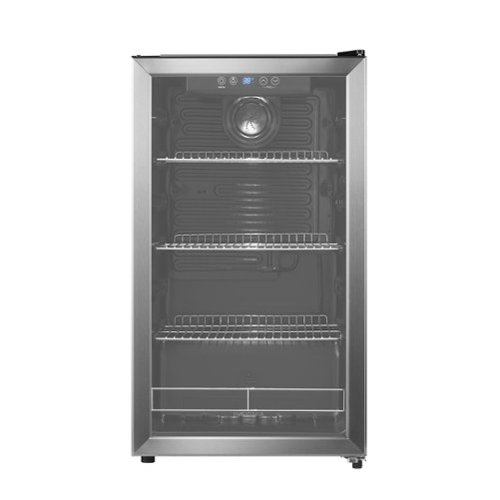 Insigniaâ„¢ - 115-Can Beverage Cooler - Stainless Steel