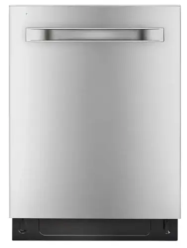 Front. Midea - 24" Smart Top Control Dishwasher with 3-Stage Total Drying, Bottle Wash Zone, 47 dB - Stainless Steel.